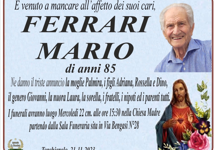 annuncio Ferrari Mario